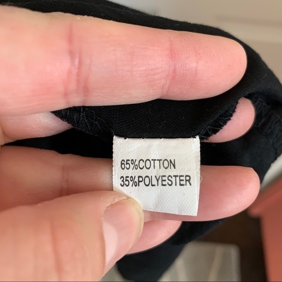 Jacey Lane Black Windowpane Plaid Long Sleeve Swing Dress - Picture 6 of 7